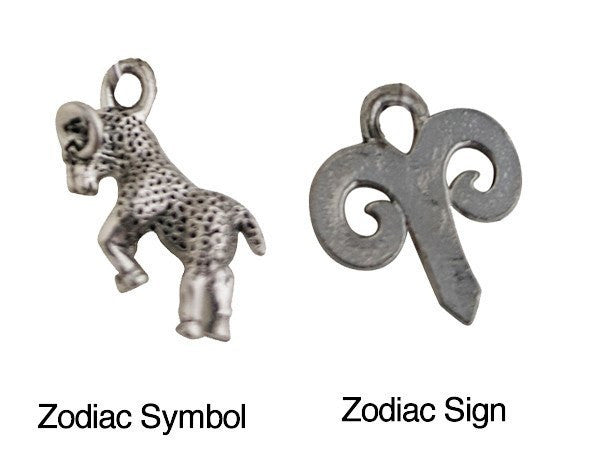 Aries Charm - Aries Zodiac Sign - Charms & Bangles - 1