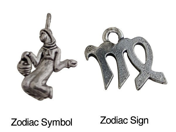 Virgo Charm - Virgo Zodiac Sign - Charms & Bangles - 1